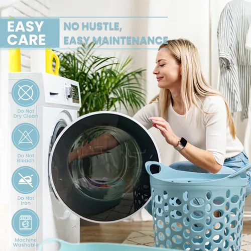 Vista 6 de Protector de colchón 100% acolchado impermeable tamaño completo, almohadilla de colchón ajustable tamaño completo, transpirable y suave con bolsillo