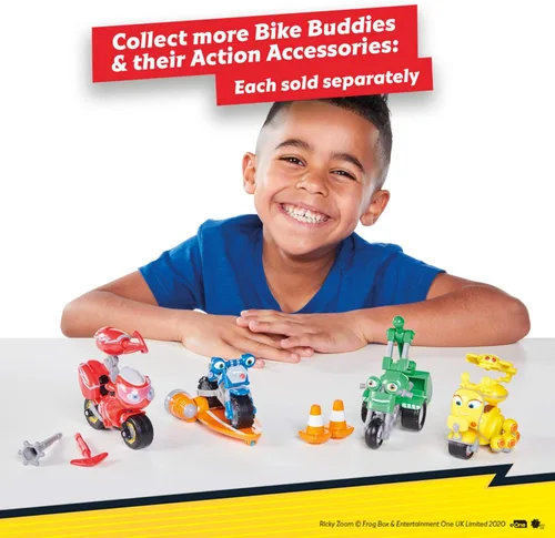 Vista 5 de Loop Hoopla - Motocicleta de juguete con accesorio de tablero de vroomboard, multicolor