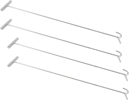 Vista 8 de Mytee Products Extractor de pasador de quinta rueda cromado resistente con gancho de 34 pulgadas