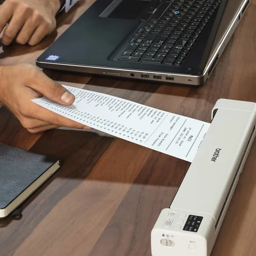 Vista 2 de Escáner de documentos móvil compacto inalámbrico y duplex Brother DS-940DW