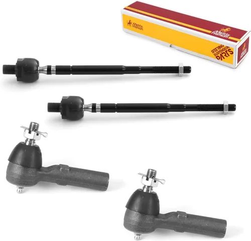 Vista 231 de Metrix Premium Chassis Parts - Kit de 4 piezas de extremos de barra de acoplamiento frontal exterior e interior compatible con Nissan Pathfinder