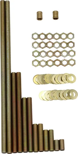 Creative Hobbies® Paquete surtido de 64 piezas de accesorios de reparación de lámparas, incluye tubo de lámpara de rosca de 12 pulgadas, 2