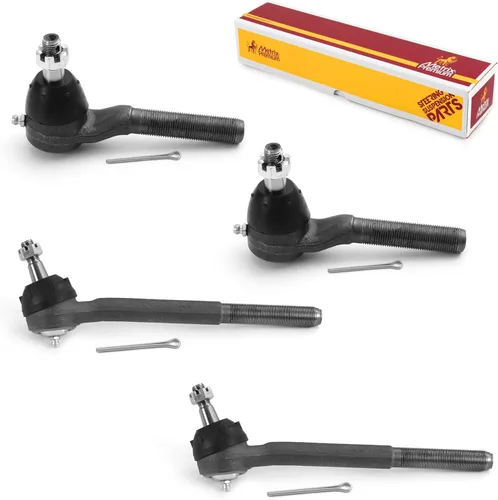 Vista 33 de Metrix Premium Chassis Parts - Kit de 4 piezas de extremos de barra de acoplamiento frontal exterior e interior compatible con Nissan Pathfinder