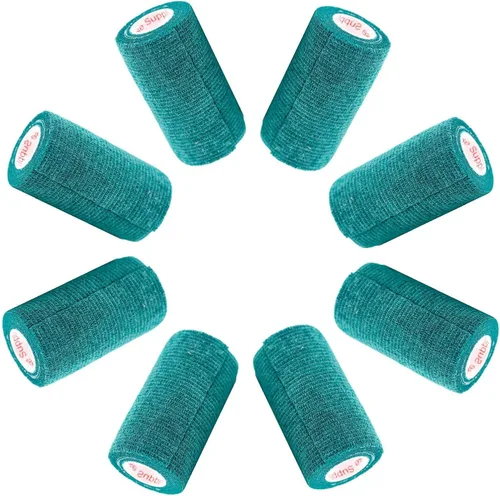 Vista 40 de Cinta adhesiva para veterinarios (negro) (paquete de 2) (3 pulgadas x 15 pies), autoadhesiva, adherente, cohesiva, flexible, autoadhesiva, rollo